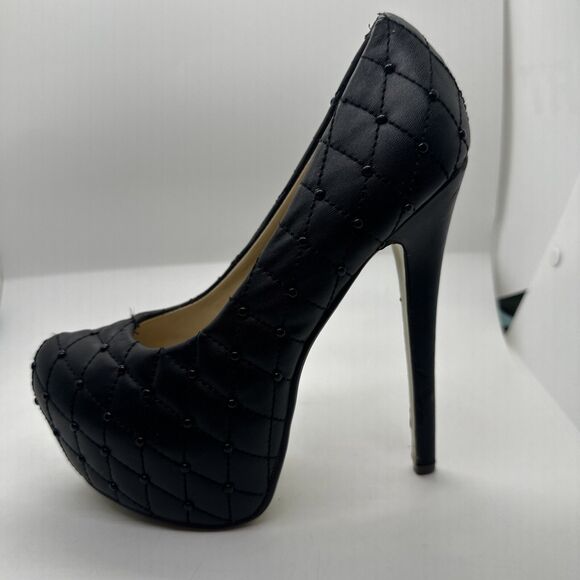 Cape Robbin CIARA-XKK-03 Platform High Heels Pumps Shoes Women's Size 7 Studded - Picture 12 of 15